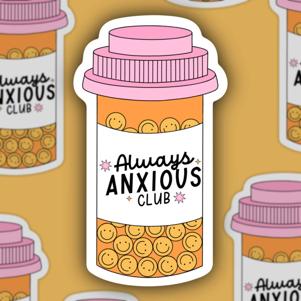 Always Anxious Club Sticker