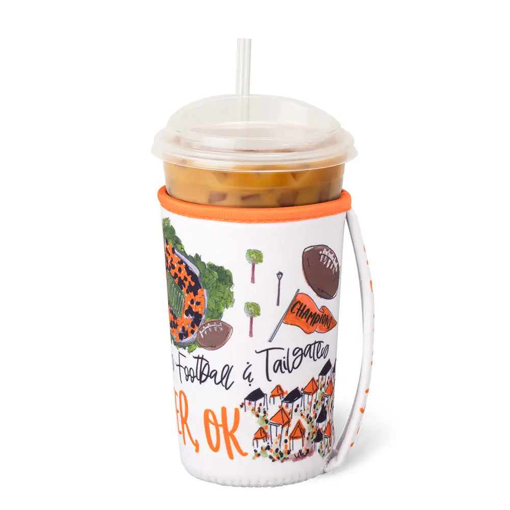 Swig Life - Saturdays in Stillwater Iced Cup Coolie (Medium)