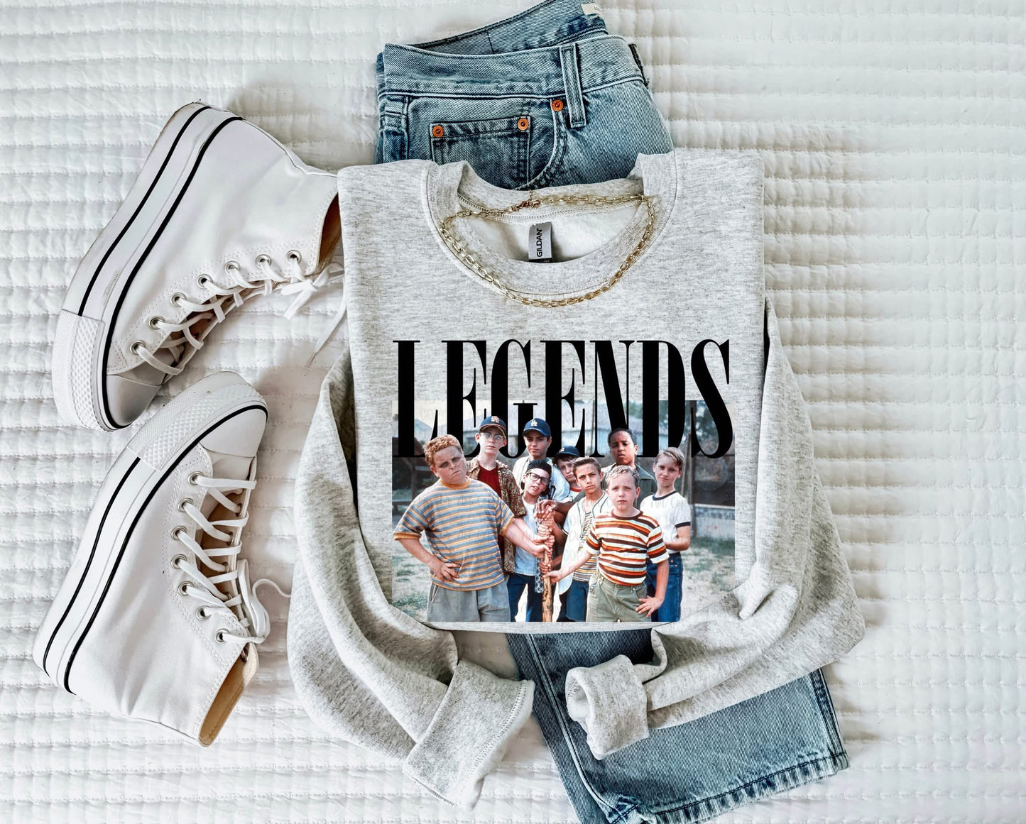 BASEBALL LEGENDS SANDLOT - TEE OR SWEATSHIRT