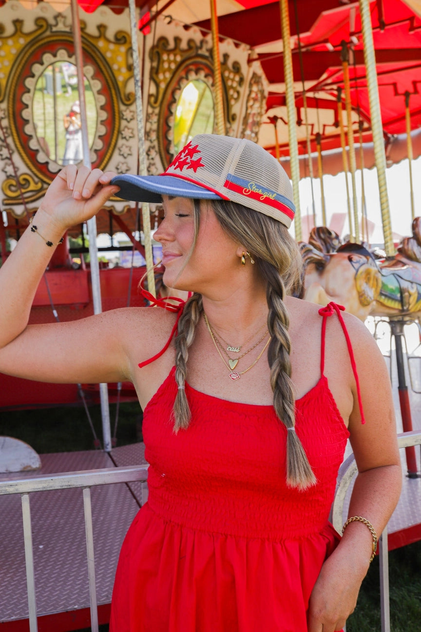 Stargirl Patriotic Trucker Hat - KAXI