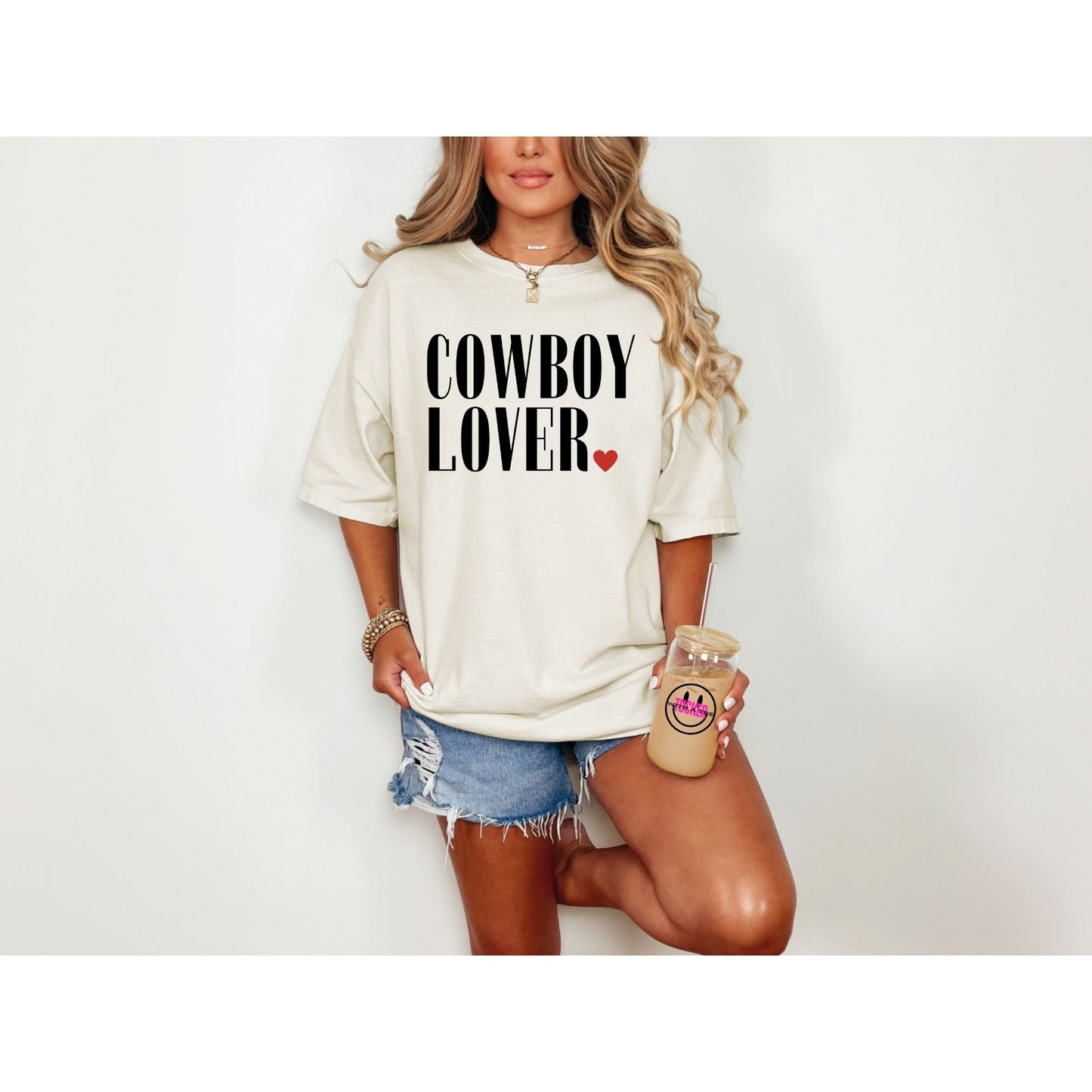 COWBOY LOVER COMFORT COLORS TEE