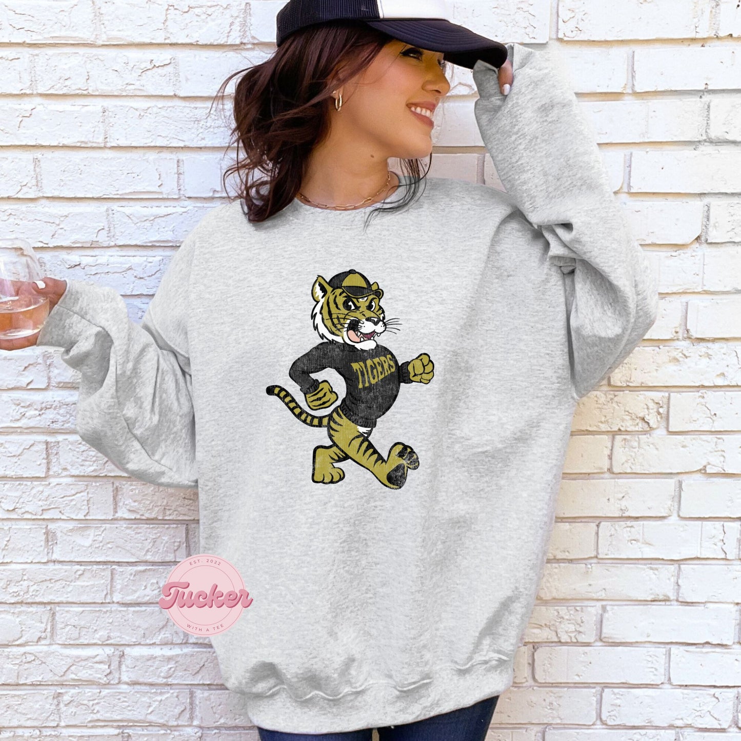 VINTAGE GOLD TIGER SWEATSHIRT