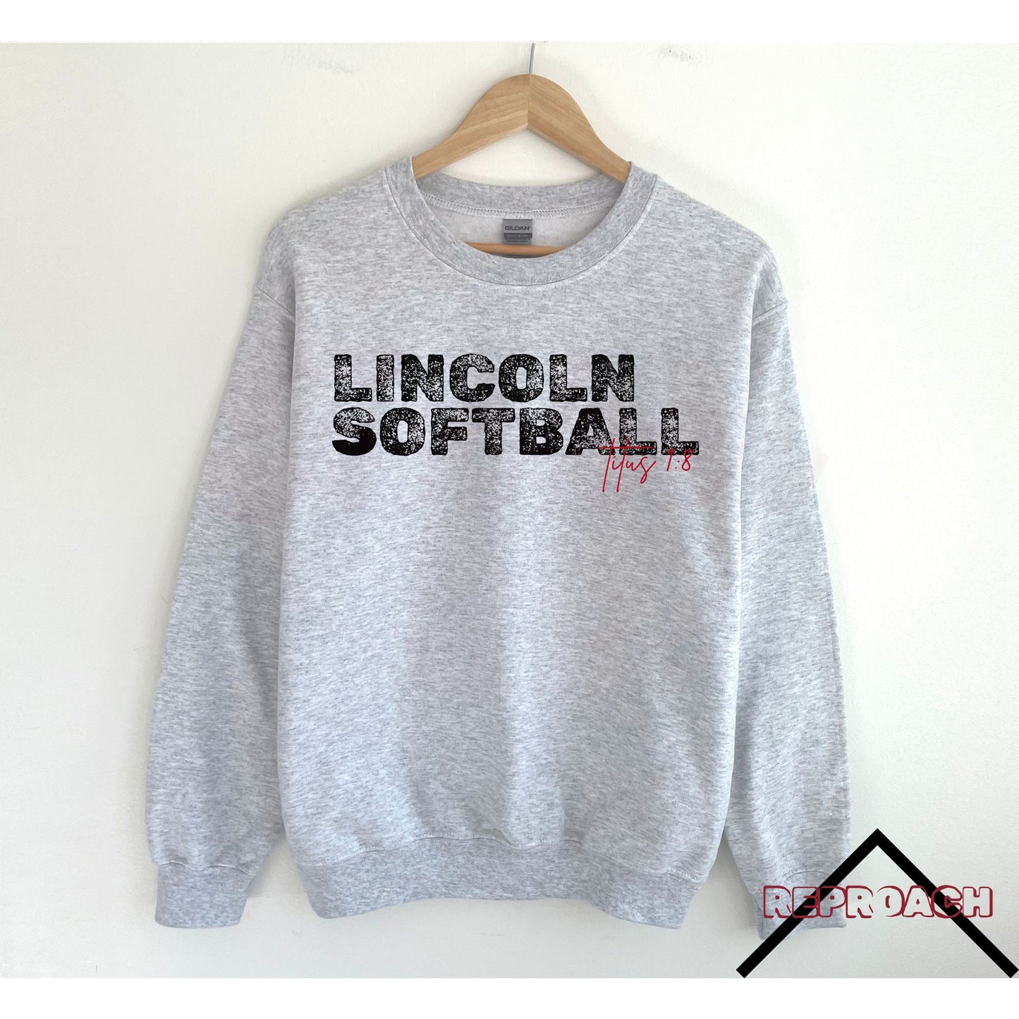 LCS SOFTBALL SPORT GREY SWEATSHIRT - YOUTH