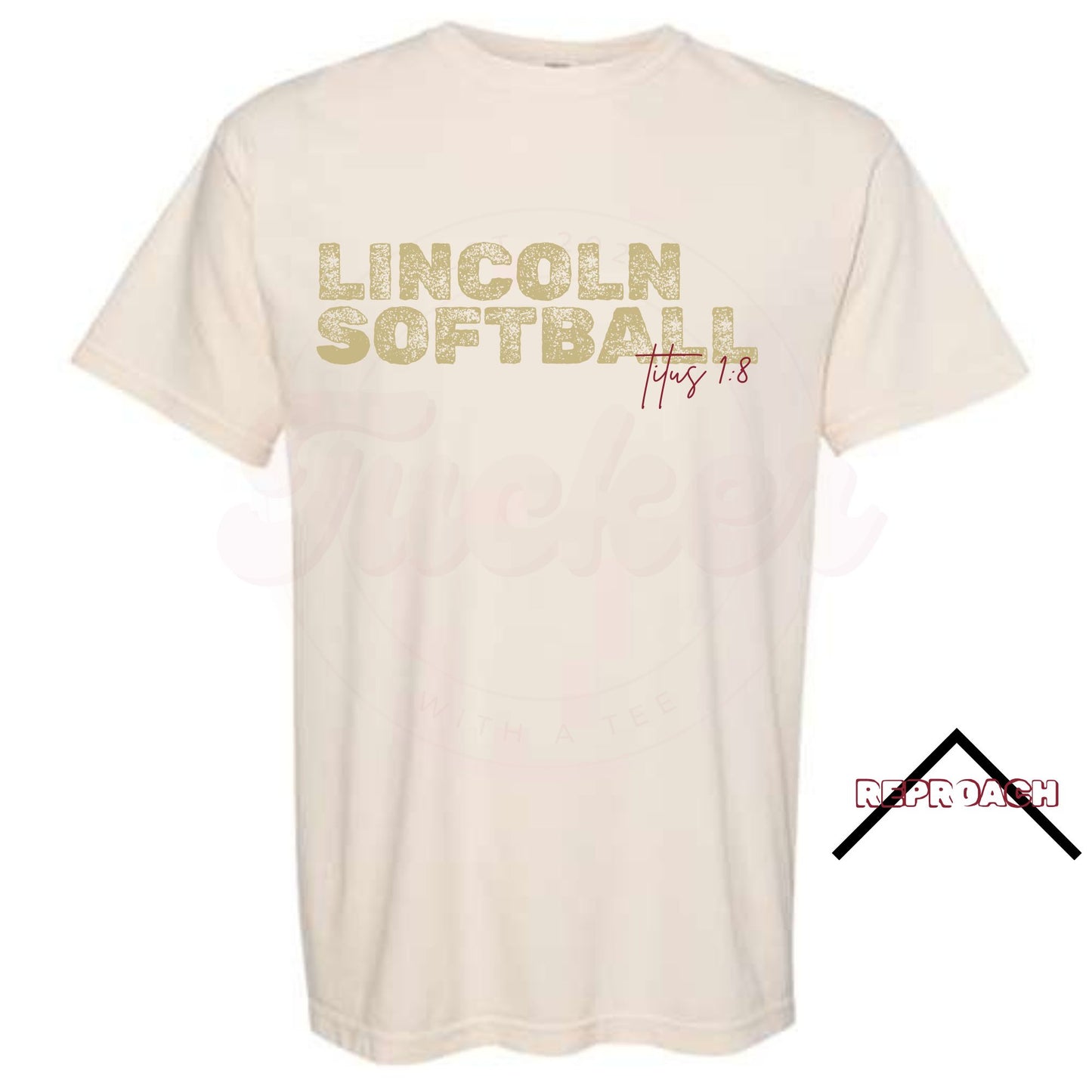 LCS SOFTBALL IVORY TEE