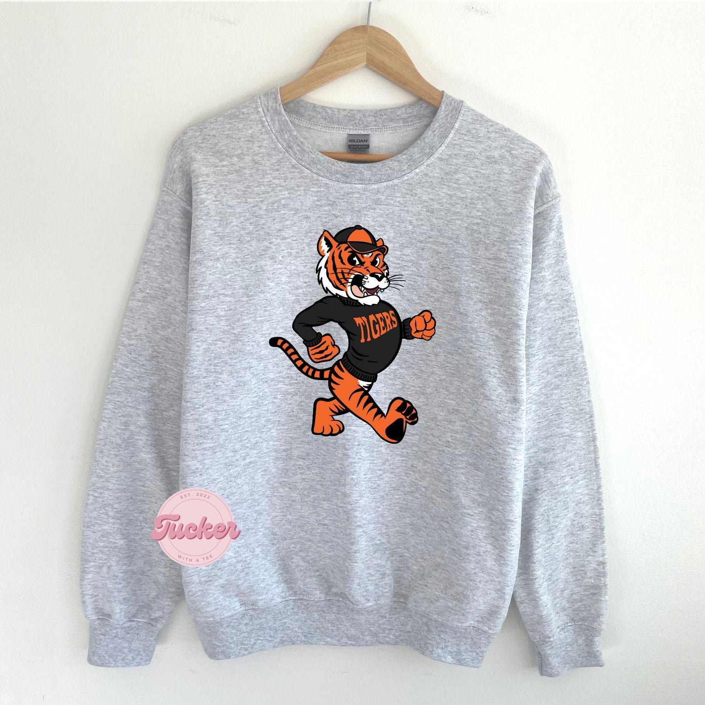 VINTAGE ORANGE TIGER SWEATSHIRT