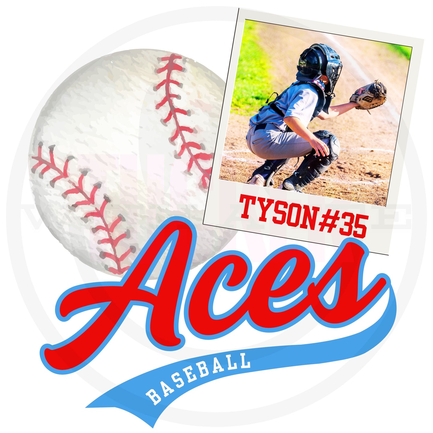 CUSTOMIZABLE TEAM COLORS & PHOTO - TEE OR CREWNECK