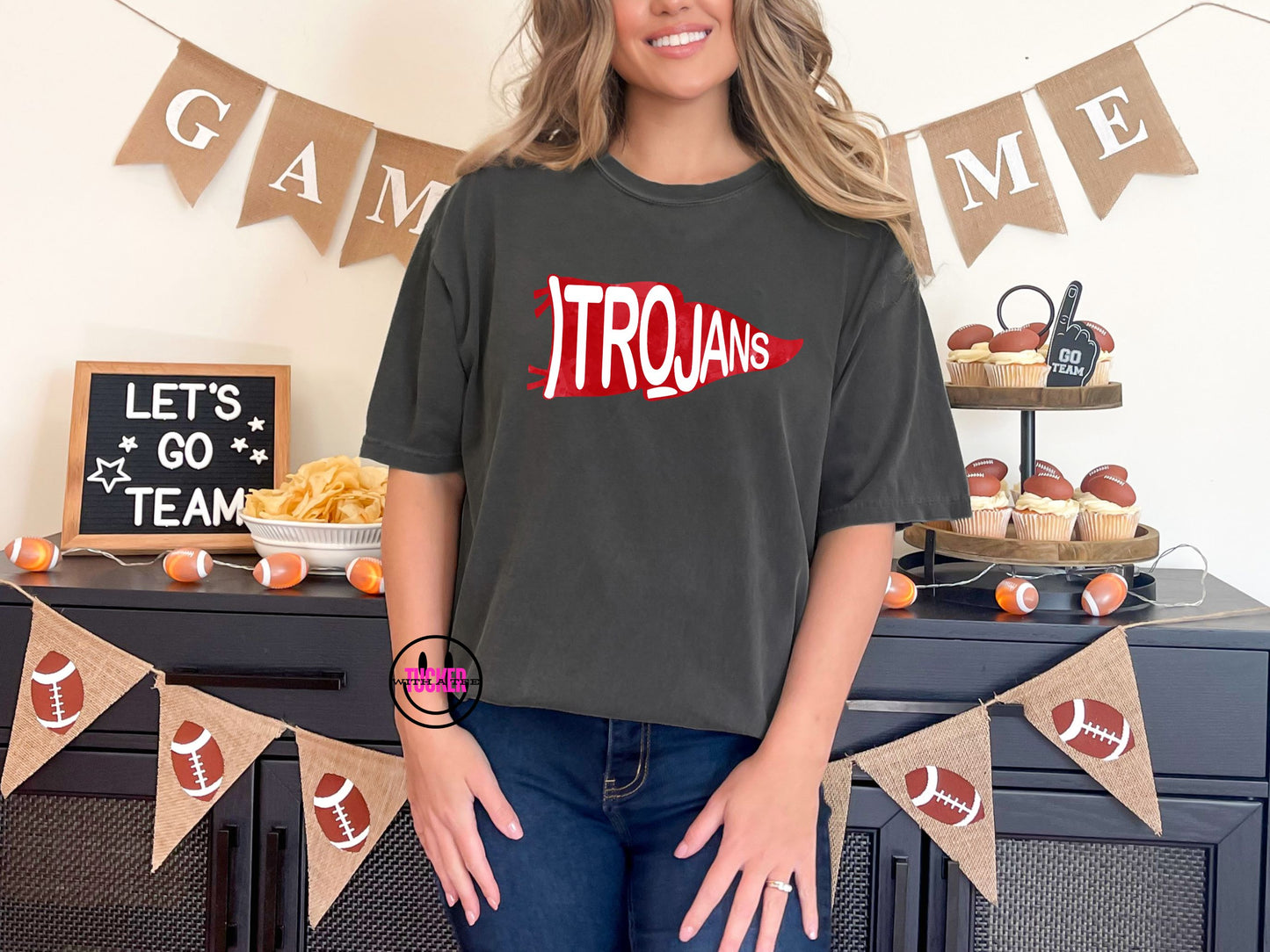 KIEFER FUNDRAISER TEE - TROJAN PENNANT CC