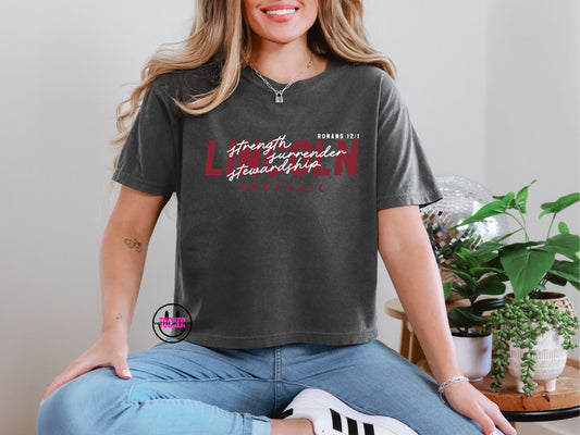 LCS Softball Tee | Comfort Colors Regular or Boxy Fit