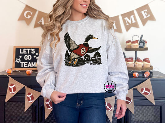 Oklahoma Sooners Duck Scene Crewneck – Ash Port & Co