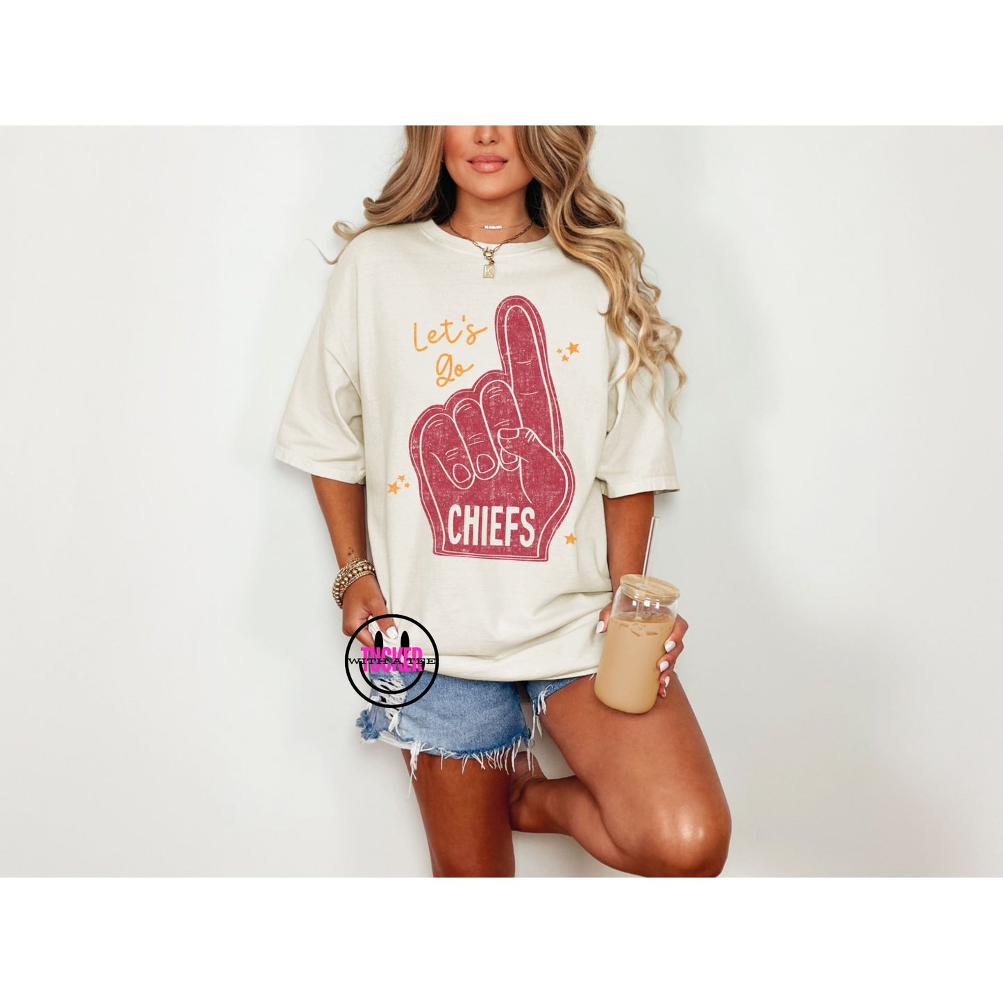 LETS GO CHIEFS - COMFORT COLORS TEE