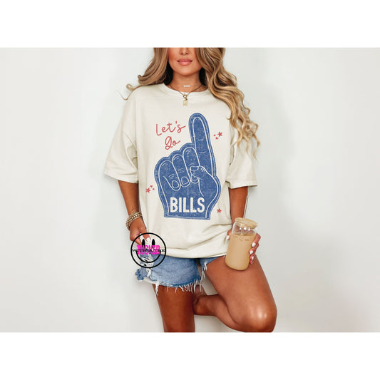 LETS GO BILLS - COMFORT COLORS TEE
