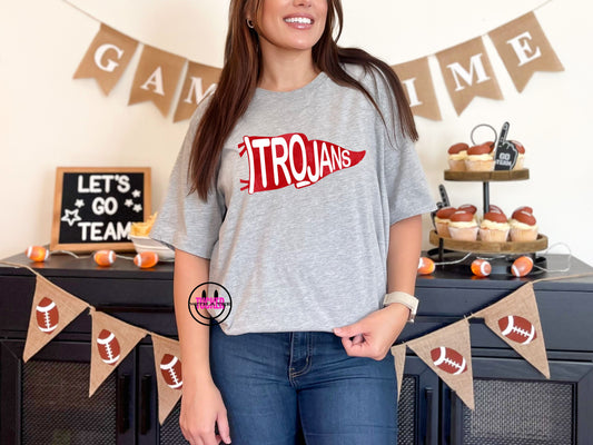 KIEFER FUNDRAISER TEE - TROJANS PENNANT TEE
