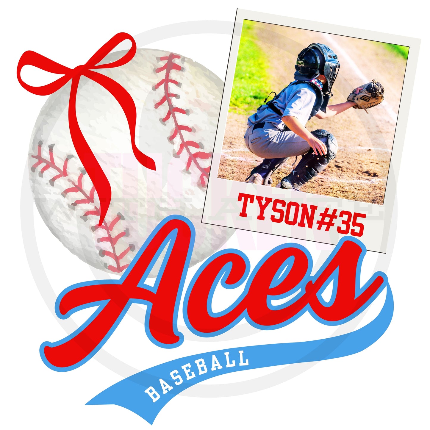 CUSTOMIZABLE TEAM COLORS & PHOTO - TEE OR CREWNECK