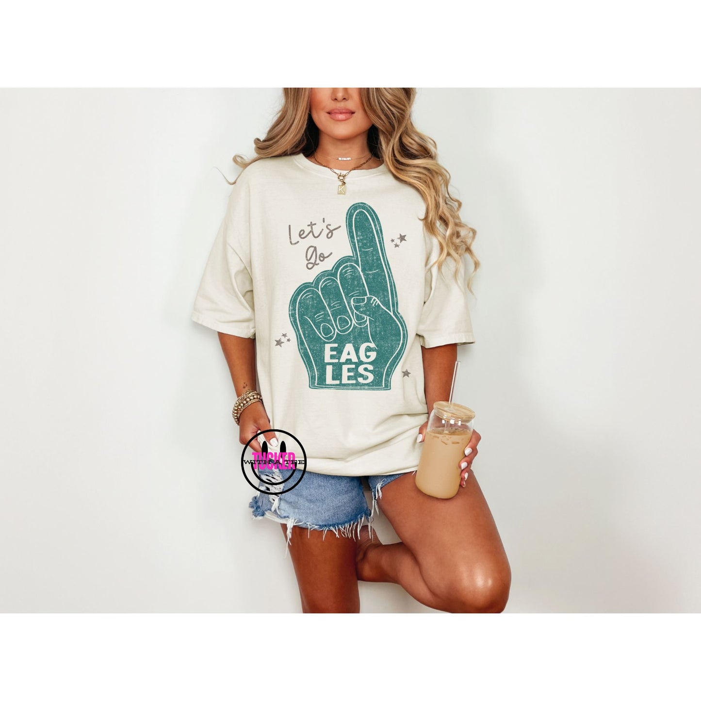 NUMBER 1 EAGLES - COMFORT COLORS TEE