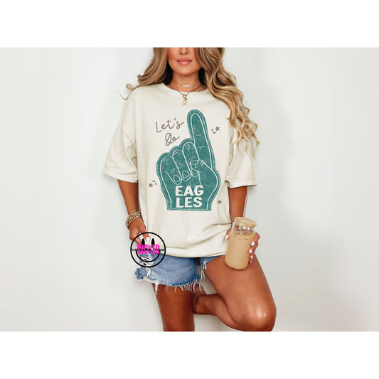 NUMBER 1 EAGLES - COMFORT COLORS TEE