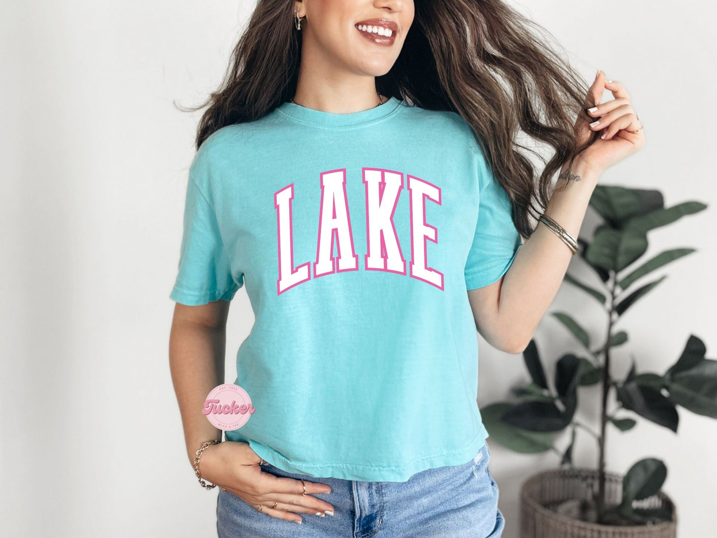 LAKE - PINK OUTLINE