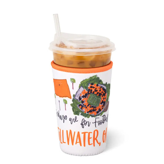 Swig Life - Saturdays in Stillwater Iced Cup Coolie (Medium)