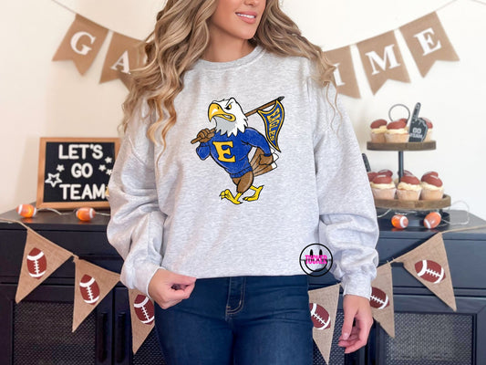 Retro Eagles Mascot Crewneck – Ash Port & Co (S-2XL)