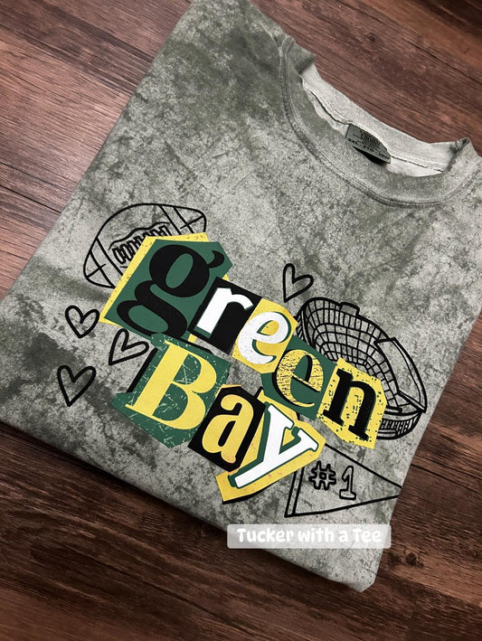 Green Bay Tee | Fern Color Blast Comfort Colors® Tee
