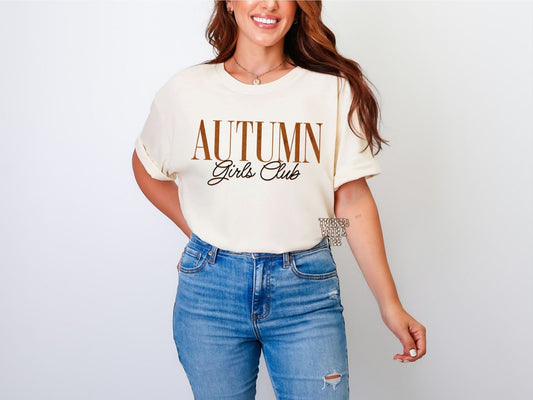 Autumn Social Club Comfort Colors tee