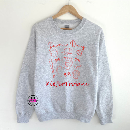 KIEFER FUNDRAISER TEE - TROJANS GAME DAY SWEATSHIRT