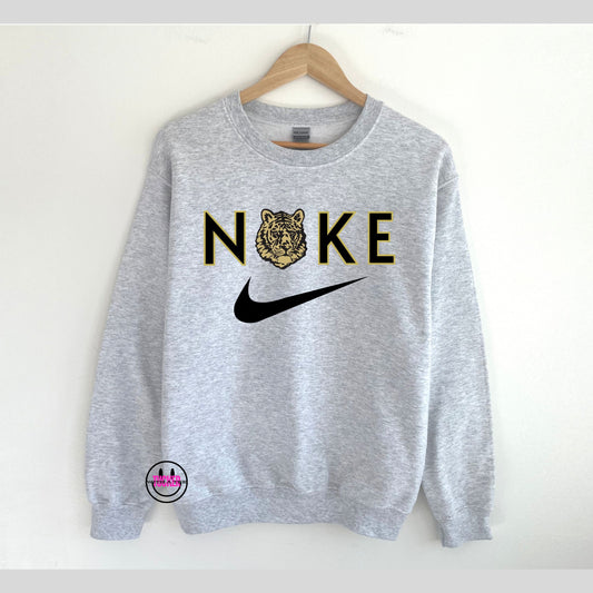 GOLD TIGER SWOOSH SWEATSHIRT