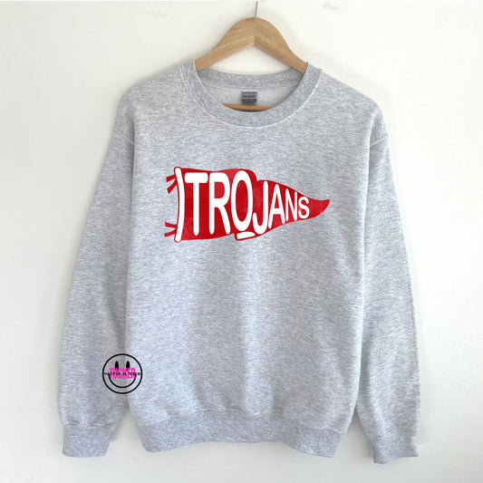 KIEFER FUNDRAISER TEE - TROJANS PENNANT SWEATSHIRT