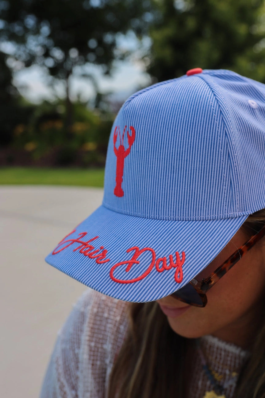 Pool Hair Don’t Care Lobster Trucker Hat - KAXI