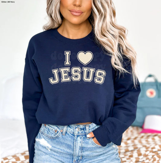 I HEART JESUS CREWNECK