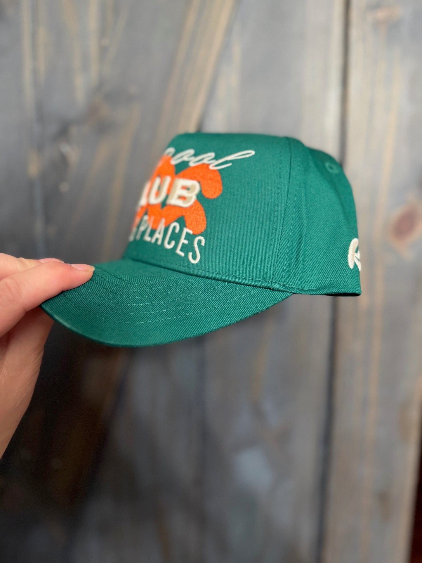 Carpool Club Going Places Canvas Hat – Green - KAXI