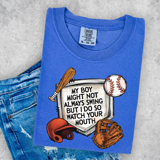 My Boy Might Not Swing Tee