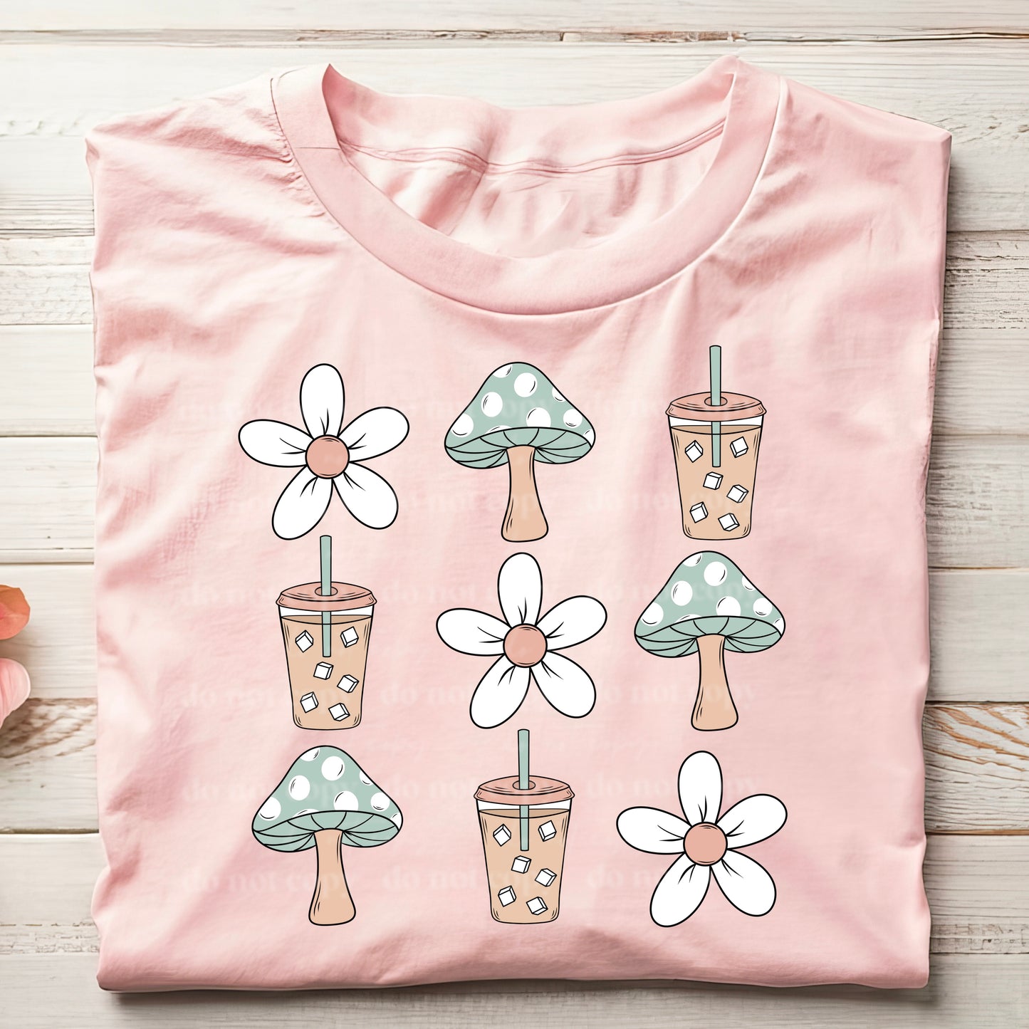 RETRO ICED COFFEE & MUSHROOM TEE