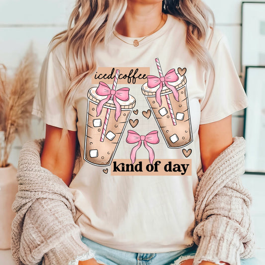 ICED COFFEE KIND OF DAY - CC TEE IVORY