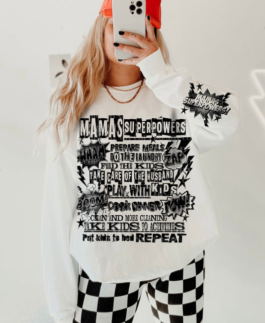 MAMA SUPERPOWER - BLACK PRINT