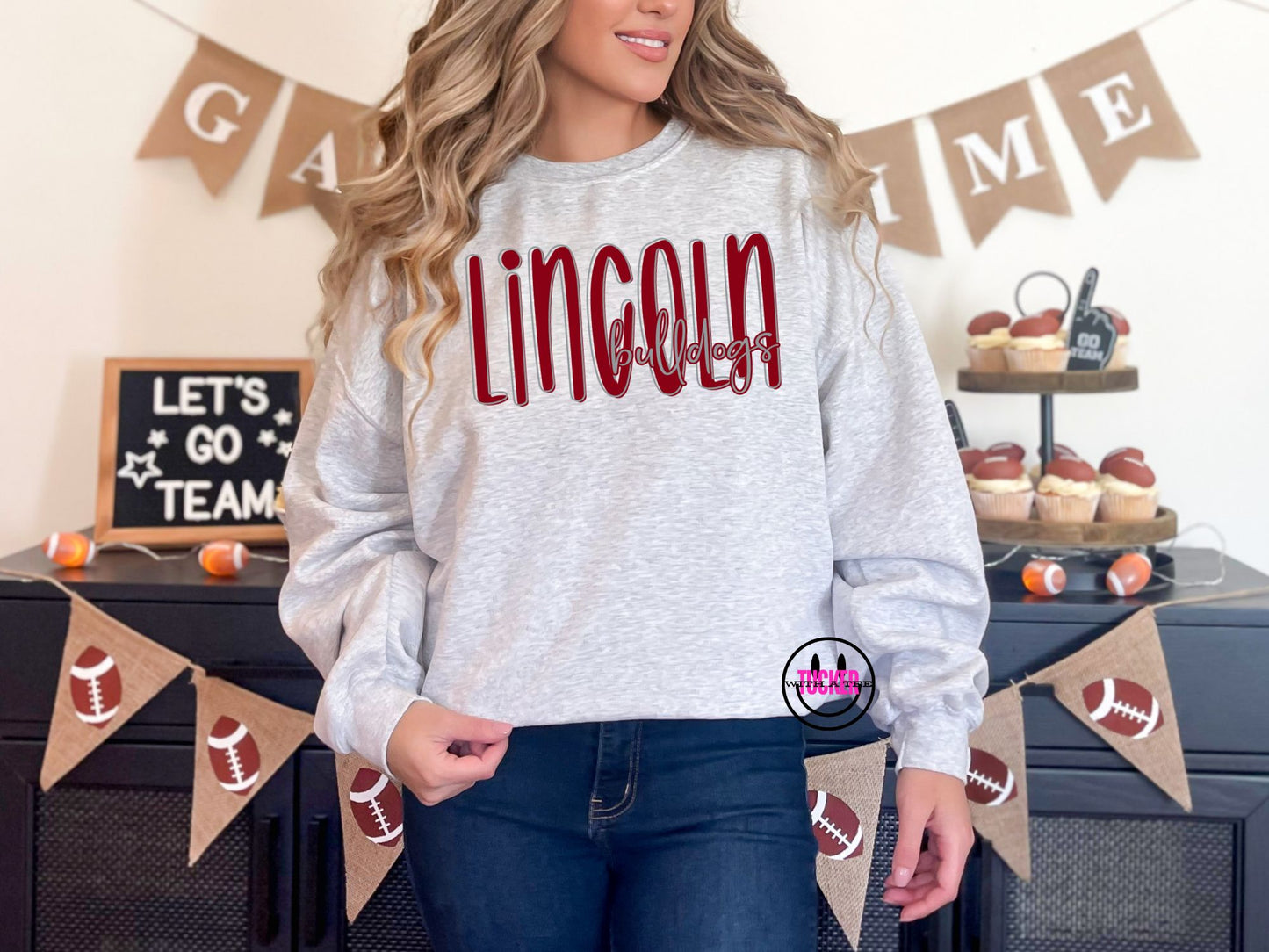 Lincoln Bulldogs Crewneck Sweatshirt