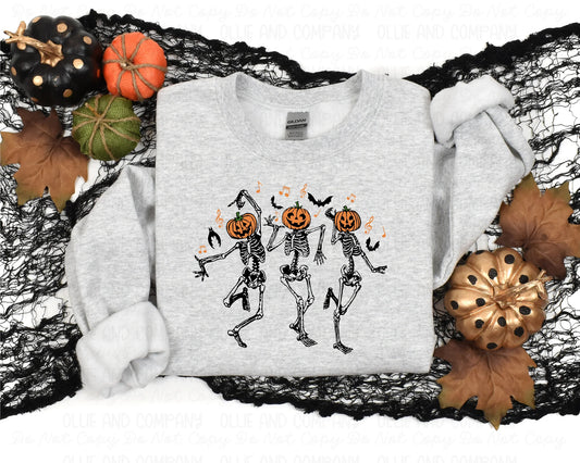 Dancing Pumpkin Skellies Crewneck