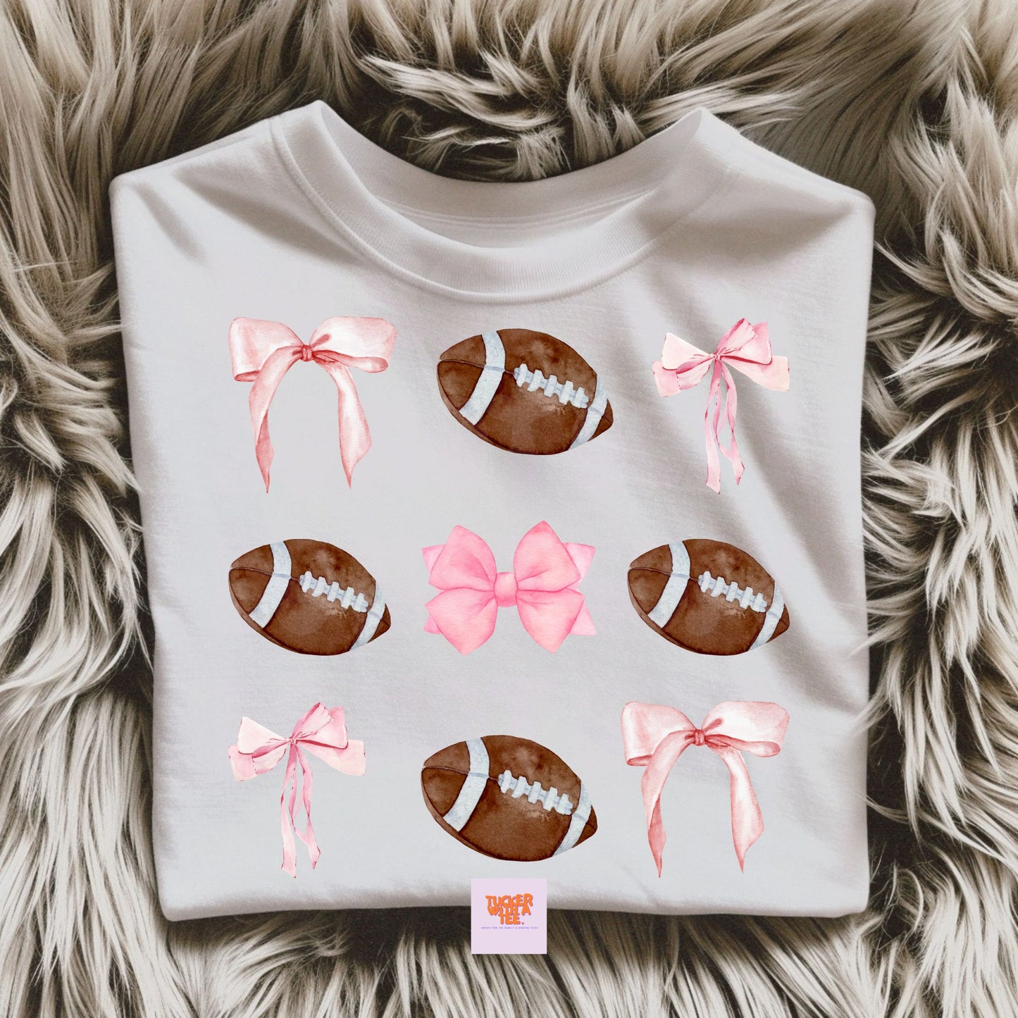 FOOTBALL COQUETTE BOWS