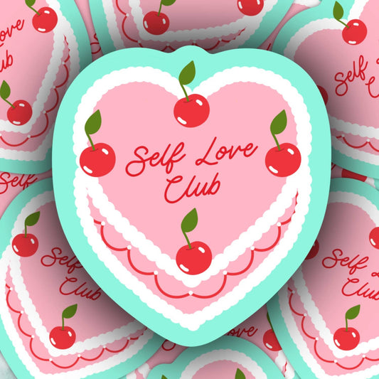 Self Love Sweet Cherry Cake, Sticker