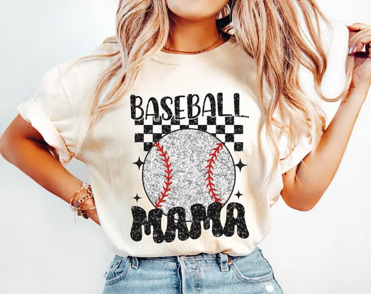 BASEBALL MAMA CHECK