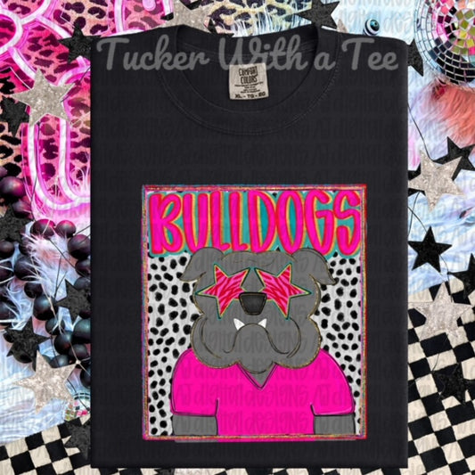 PREPPY BULLDOGS - CC BLACK