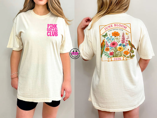 June Bloom Vendor Preorder Tee | Comfort Colors 1717 Ivory | Small–2XL
