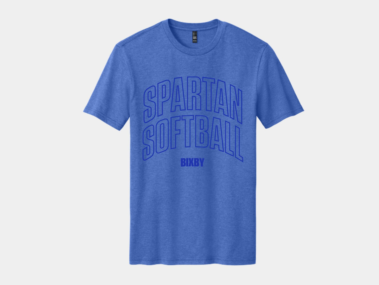 Bixby Stacked Tee | District Perfect Blend CVC | Royal Frost