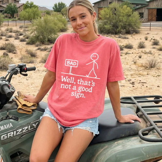 This Isn’t a Good Sign Funny Tee – Comfort Colors Watermelon